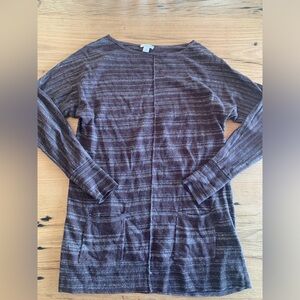 Caslon Striped Boat‎ eco Brown Sweater Long Sleeve Long Women’s M Preloved